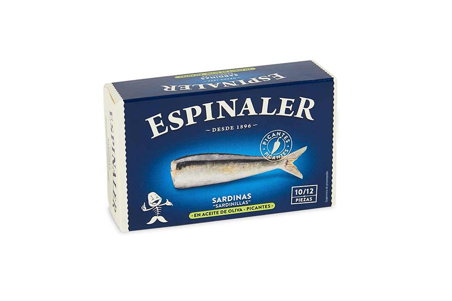 Espinaler - Baby Sardines In Spicy Sauce 10/12 Classic Line - 125 g