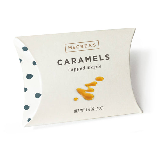McCrea's Candies - Caramels Pillow Box - Tapped Maple - 1.4 oz.