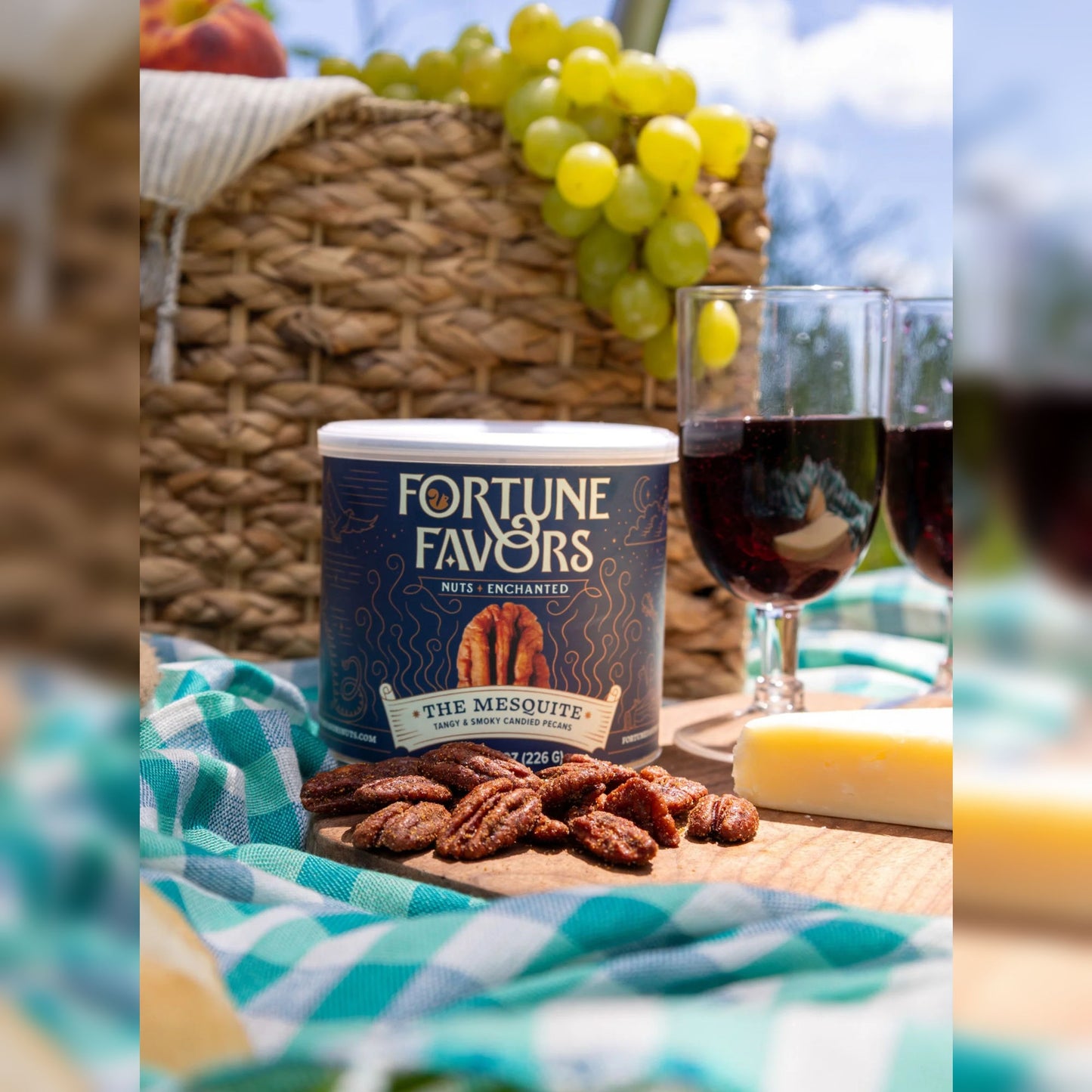 Fortune Favors - The Mesquite - Tangy & Smoky Candied Pecans - 8 oz.