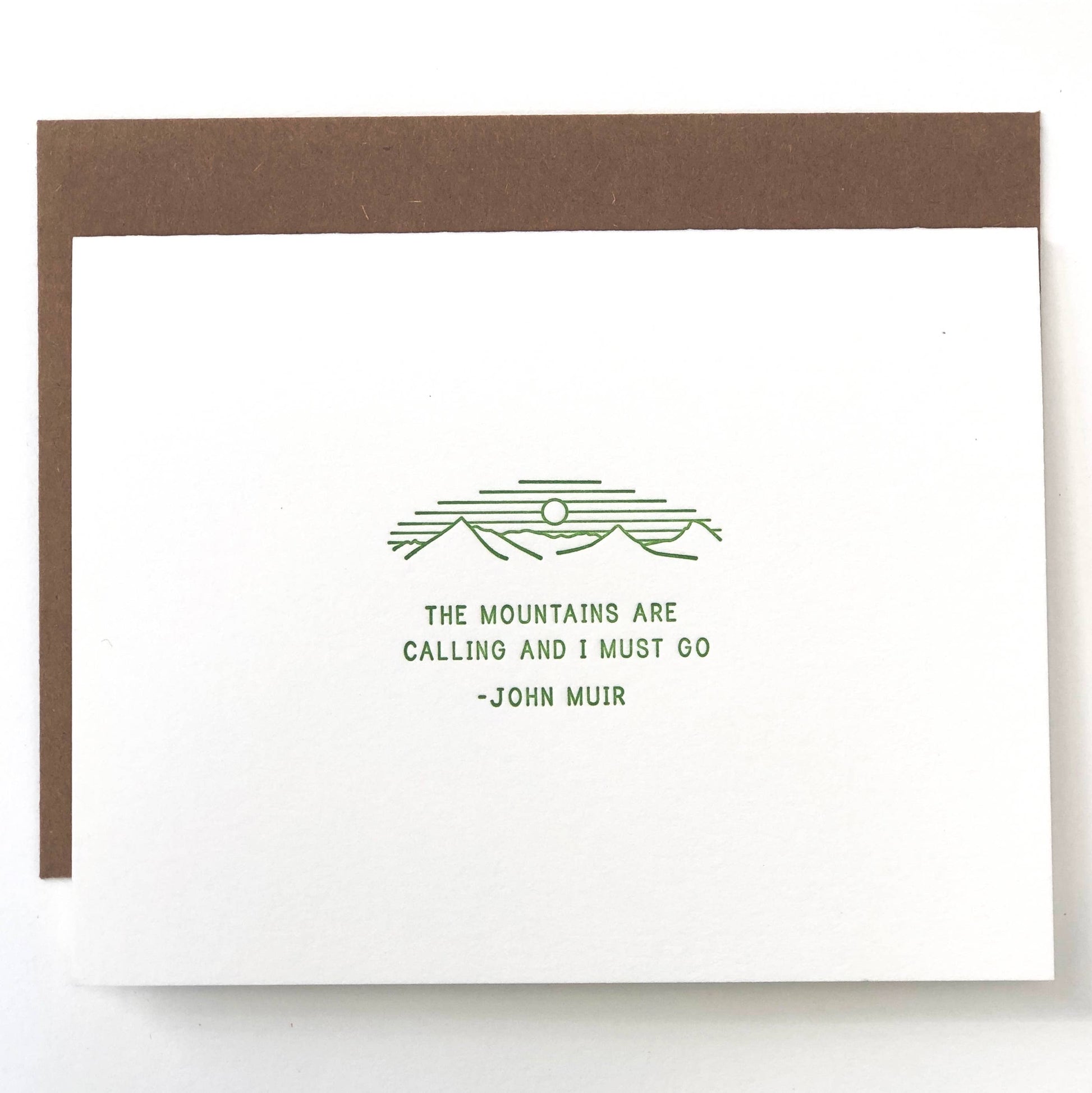 Ice Pond Press - The Mountains Are Calling Card