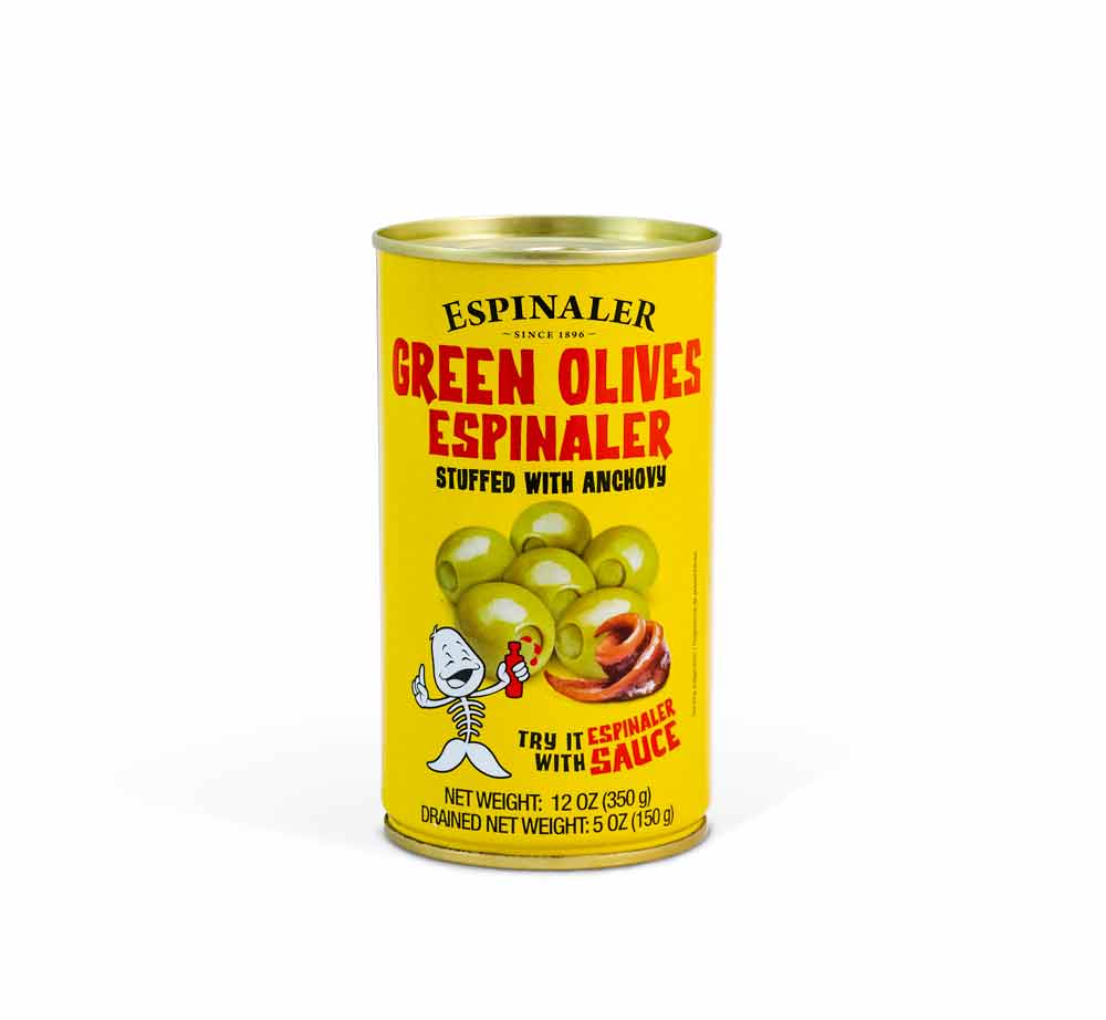 Espinaler - Olives Stuffed w/ Anchovy - 350 g