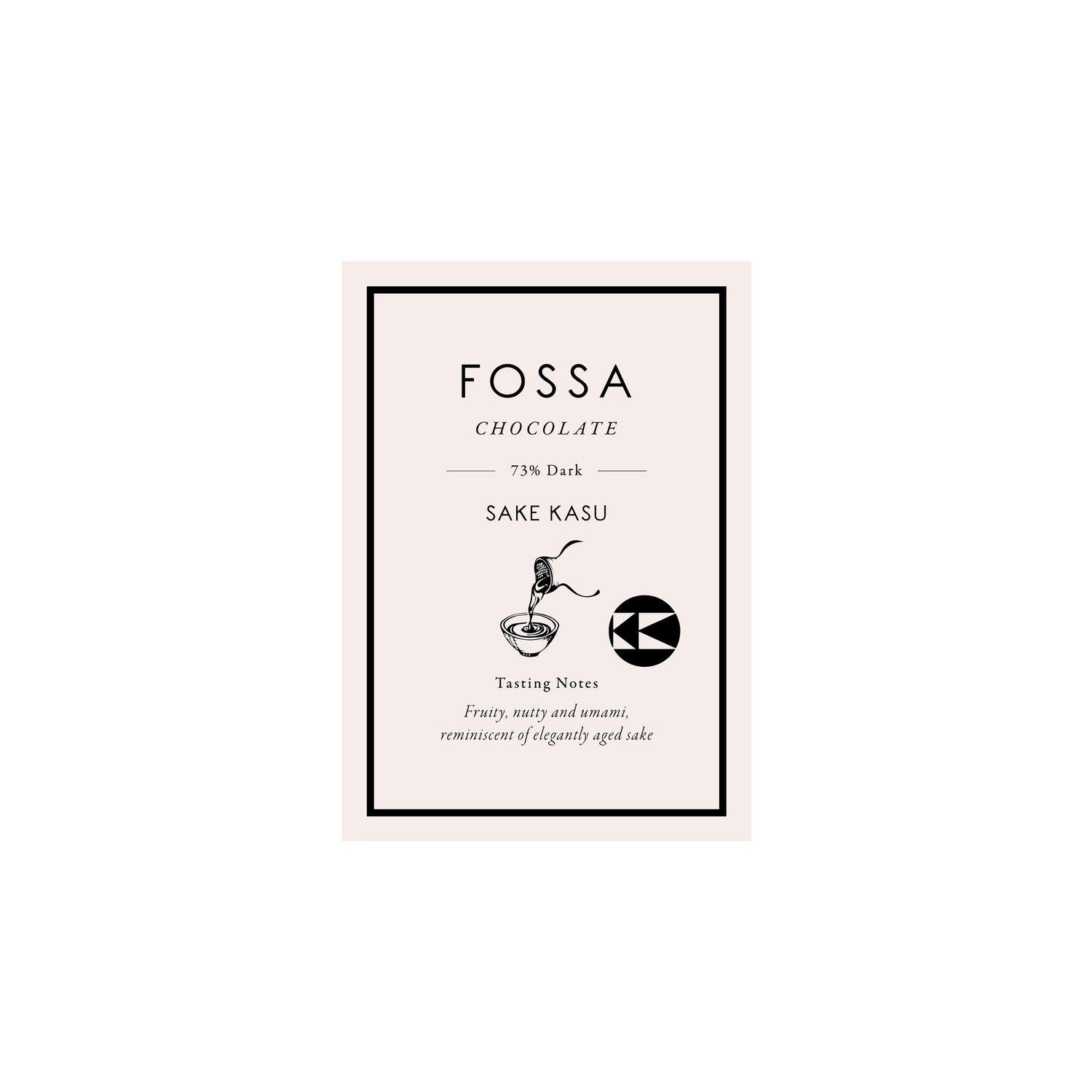 Fossa - Sake Kasu - Dark Chocolate - 73%
