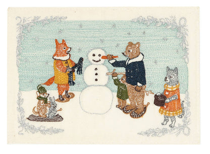 Coral & Tusk - Snowman Card
