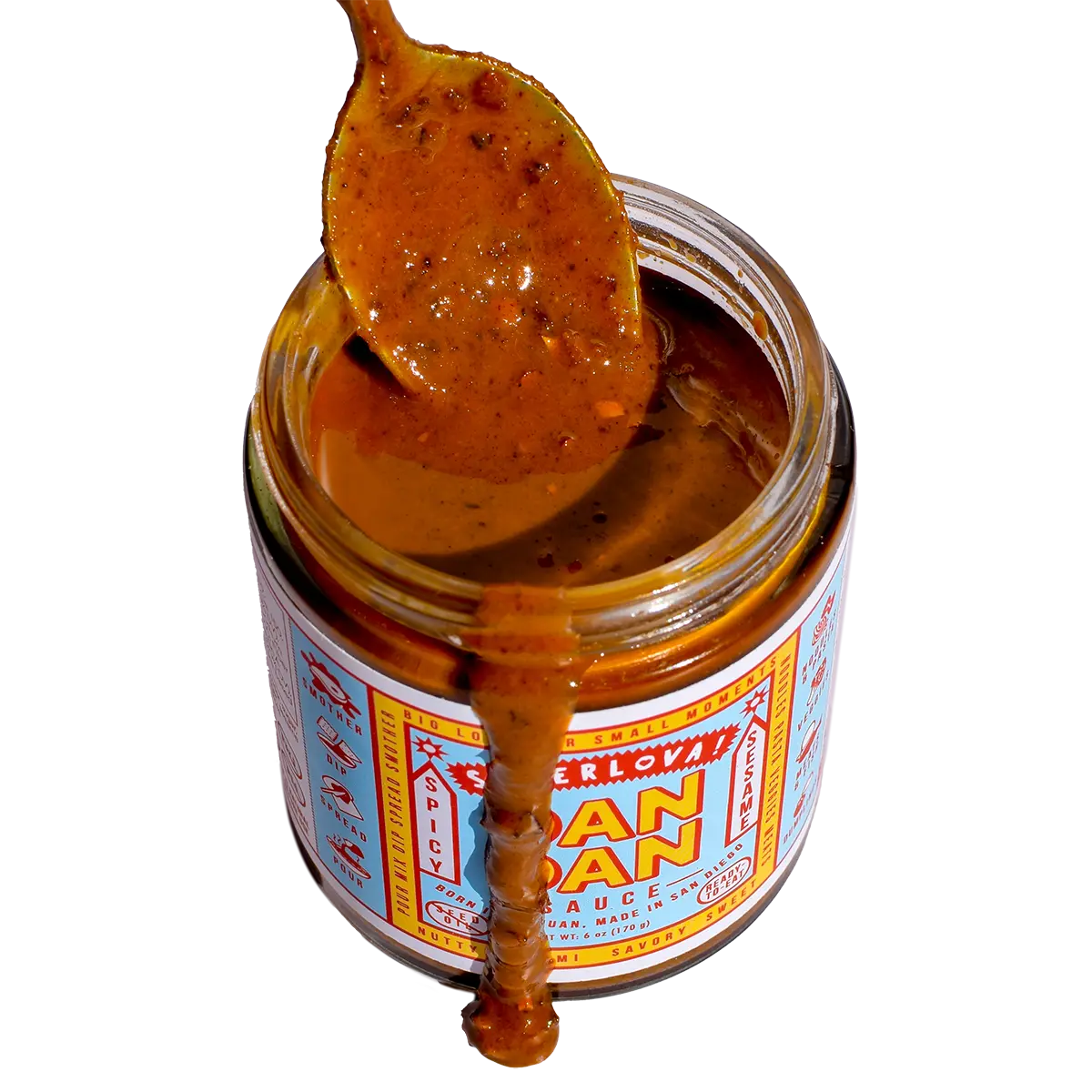 Superlova! - Dan Dan Spicy Sesame Sauce - 6 oz.