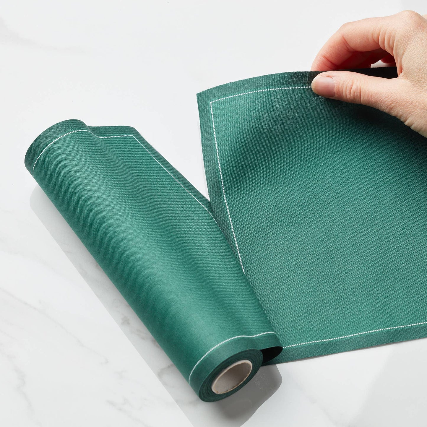 MY DRAP - English Green Cotton Cocktail Napkins 50 Units