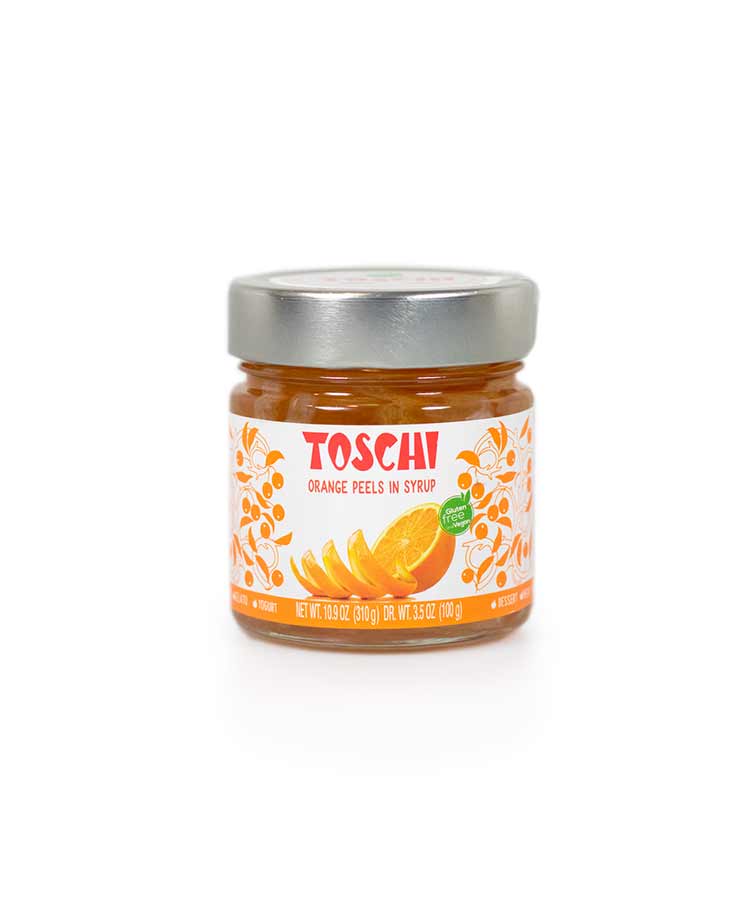Toschi - Orange Peels In Syrup - 10.9 oz.