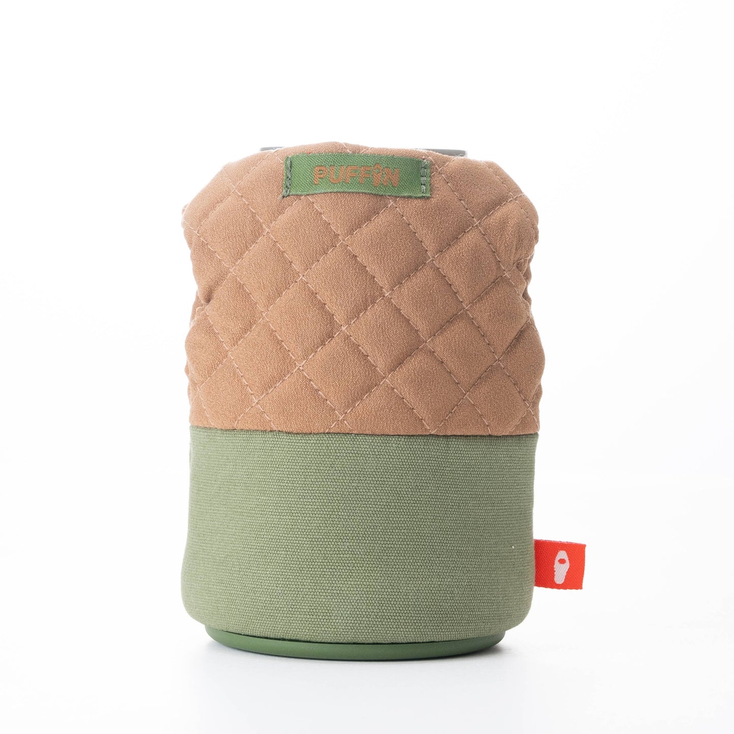 Puffin Drinkwear - The Bird Dog Drink Koozie - Olive Green / Dry Grass