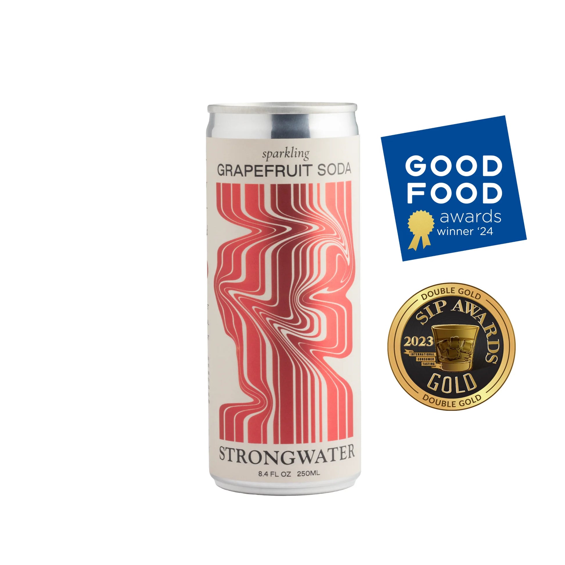 Strongwater - Grapefruit Soda - 4 pack - 250 mL each