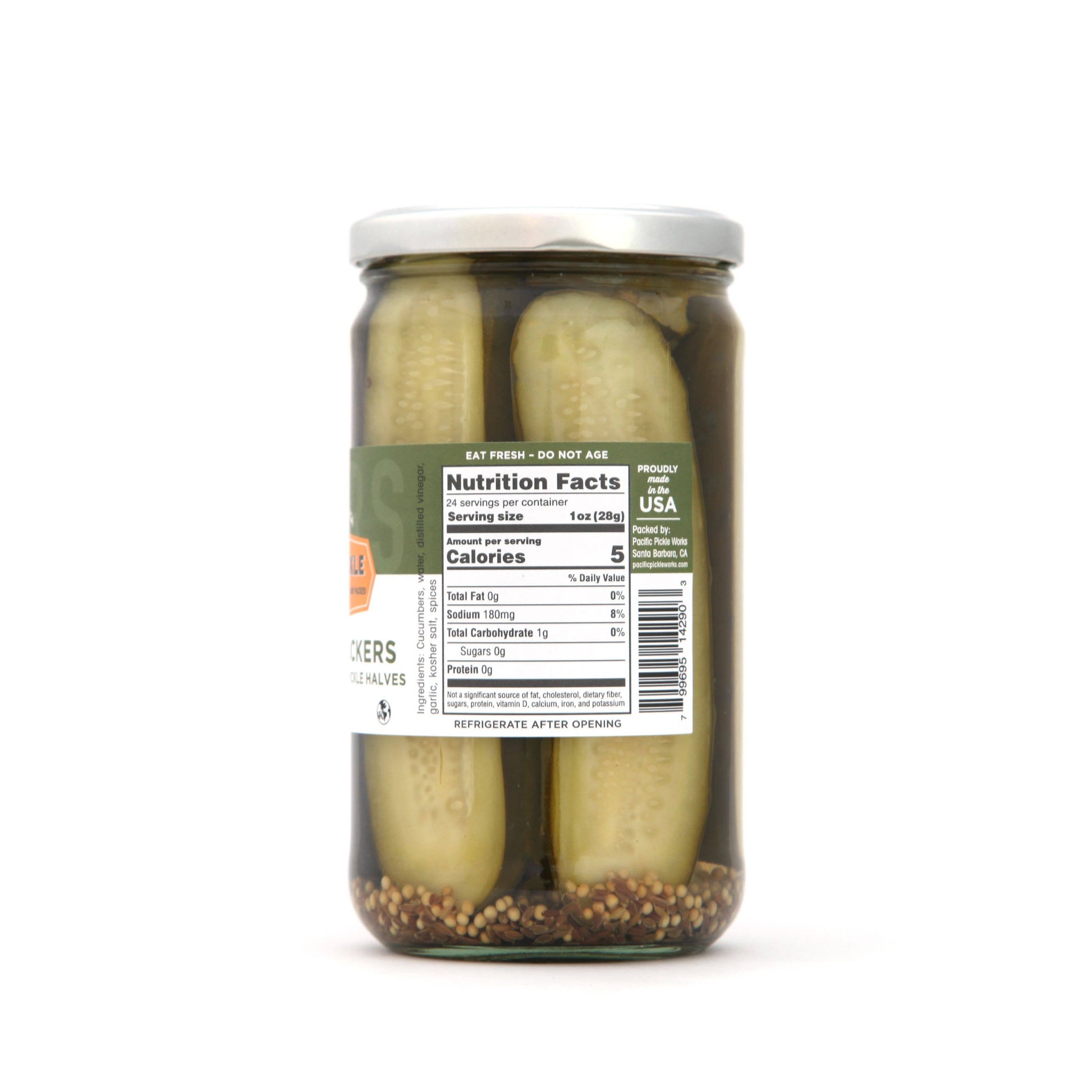 Pacific Pickle Works - Mother's Puckers - Garlic Dill Pickles - 24 oz.