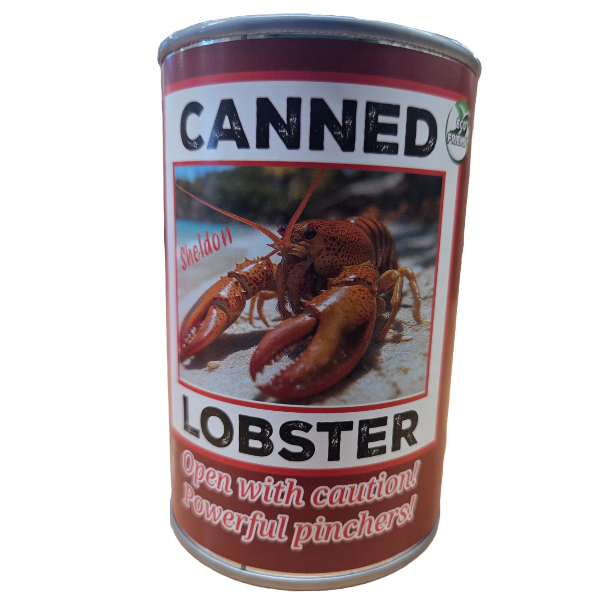 Canned Gifts - Sheldon The Canned Lobster - Stuffed Animal