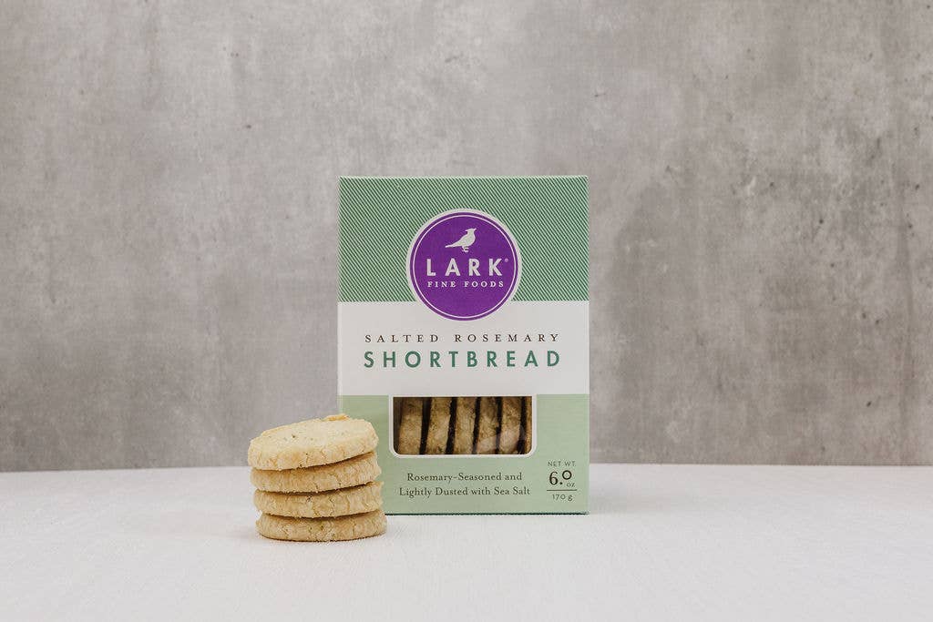 Lark Fine Foods - Salted Rosemary Shortbread - 6 oz.