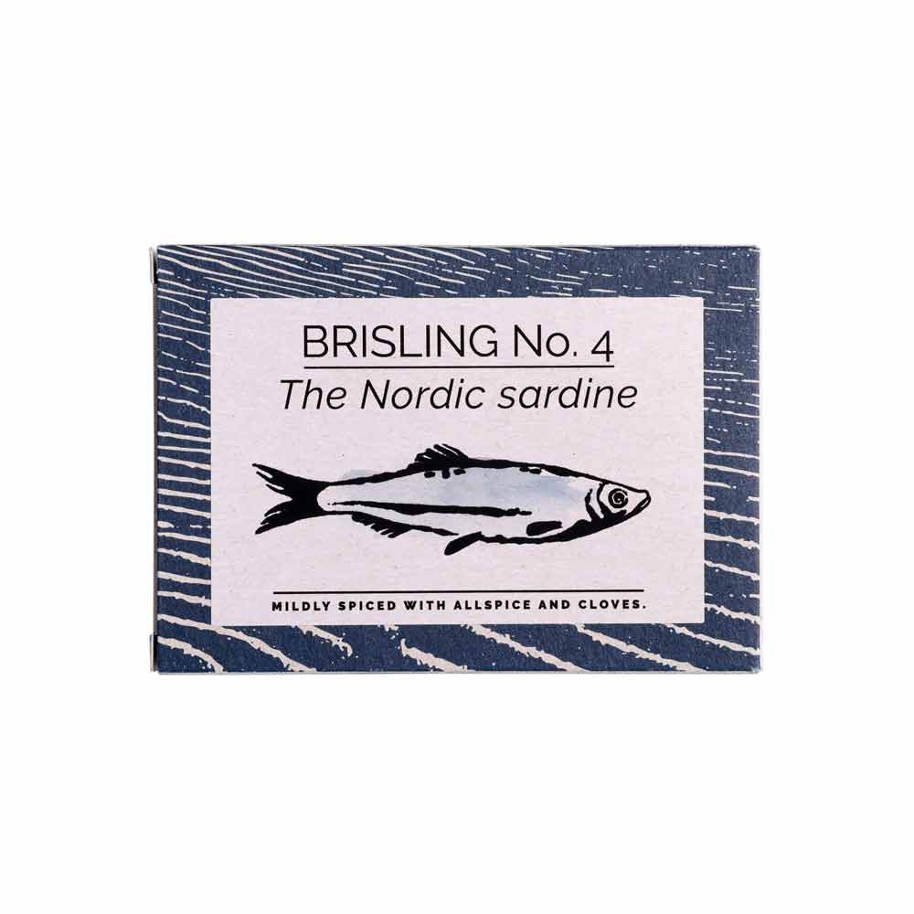 Fangst - Brisling No. 4 - The Nordic Sardine - Baltic Sea Sprat Mildly Spiced w/ Allspice & Clove - 100 g