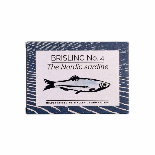 Fangst - Brisling No. 4 - The Nordic Sardine - Baltic Sea Sprat Mildly Spiced w/ Allspice & Clove - 100 g