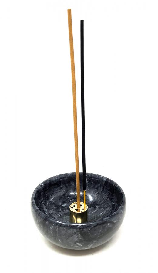 Brass Incense Holder - 9 Holes Of 3 Various Diameters