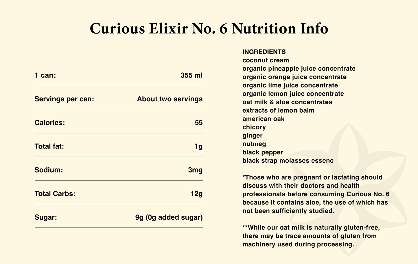 Curious Elixirs - Curious Elixir No. 6 - Non-Alcoholic Cocktail
