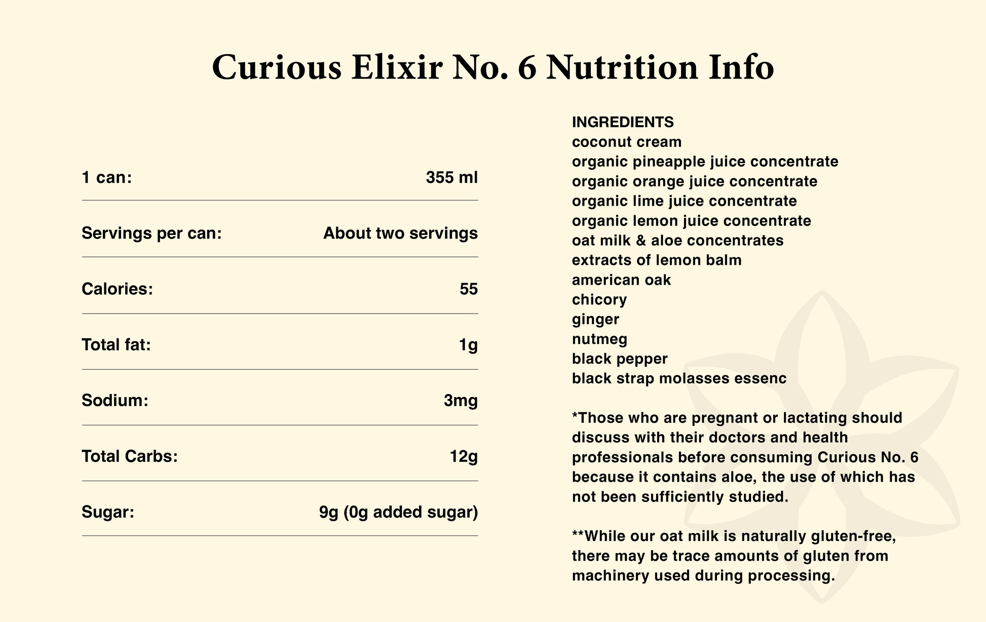 Curious Elixirs - Curious Elixir No. 6 - Non-Alcoholic Cocktail