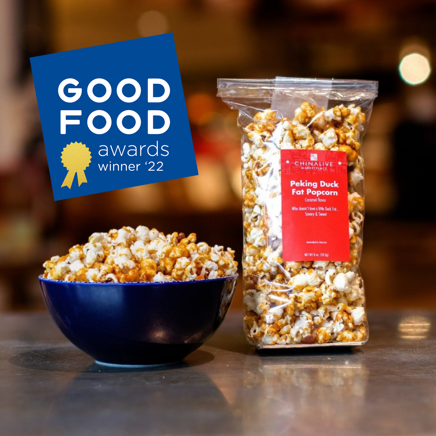 China Live - Peking Duck Fat Popcorn