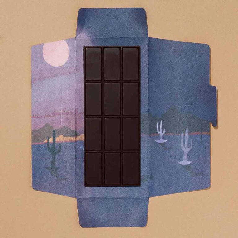 Monsoon Chocolate - Del Bac Whiskey Barrel Aged 74% Dark Chocolate - 50 g