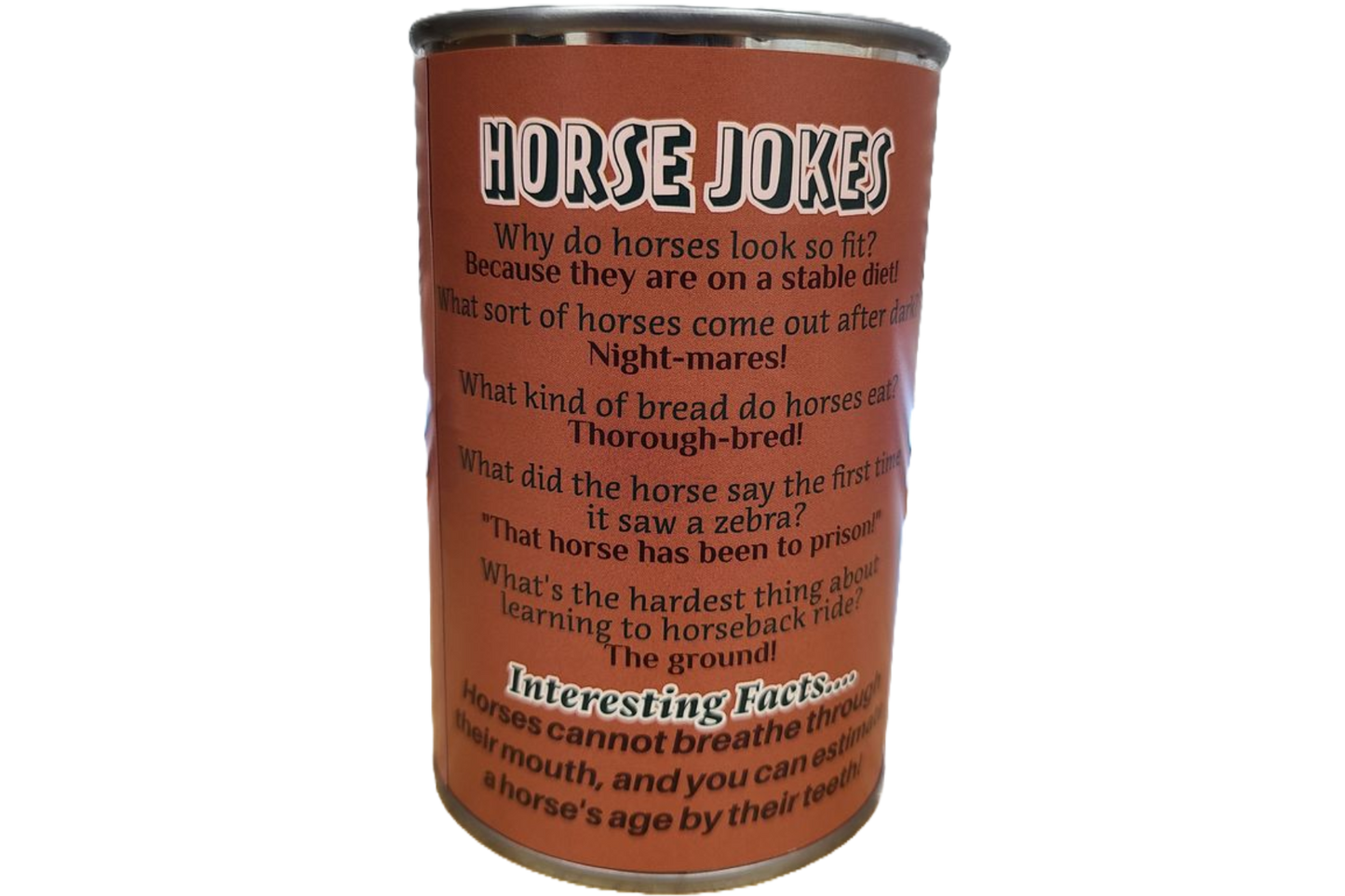 Canned Gifts - Spirit The Canned Horse - Stuffed Animal