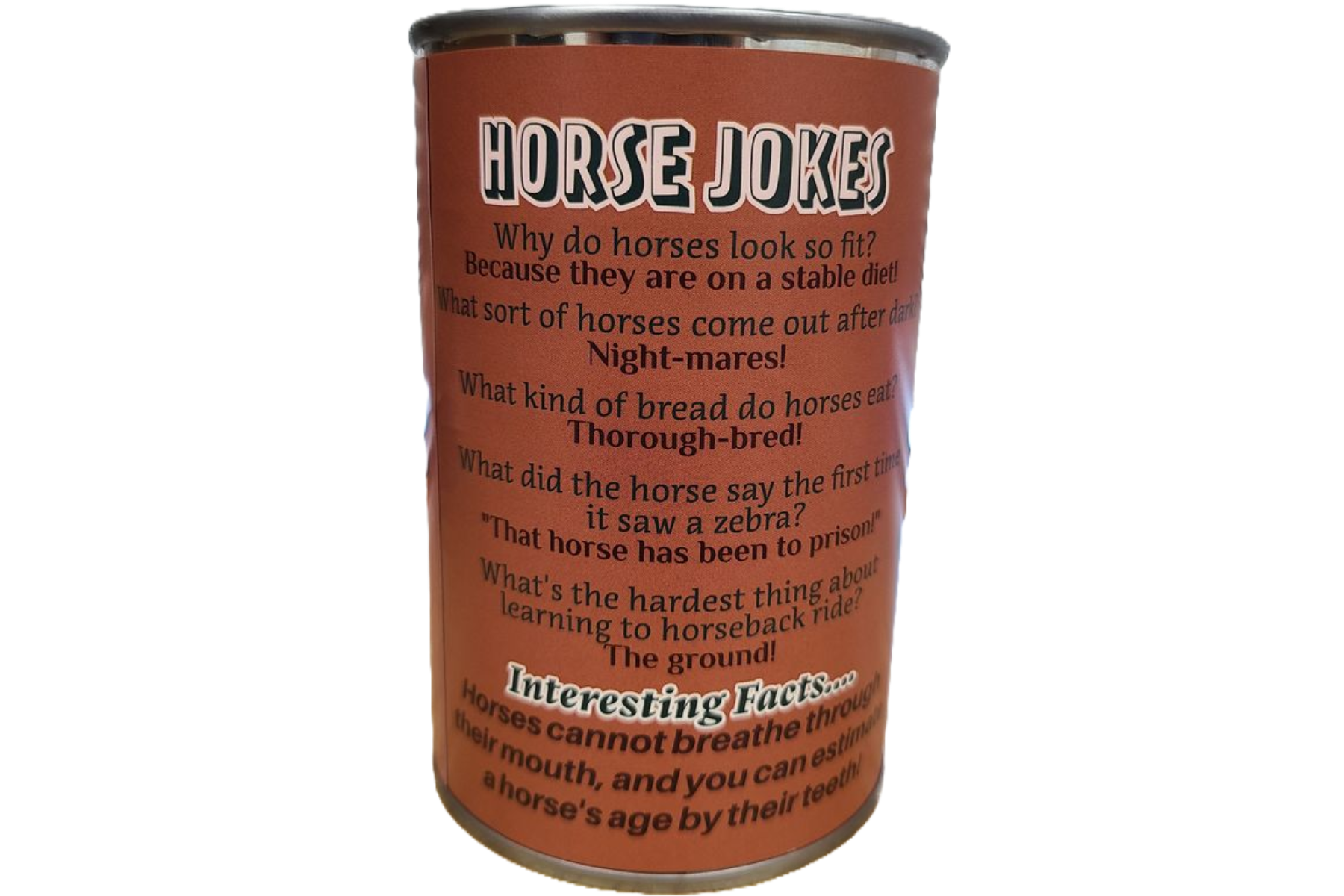 Canned Gifts - Spirit The Canned Horse - Stuffed Animal