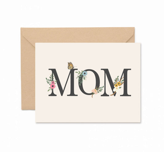 Ginger P. Designs - Mom - Floral Mother's Day Greeting Card