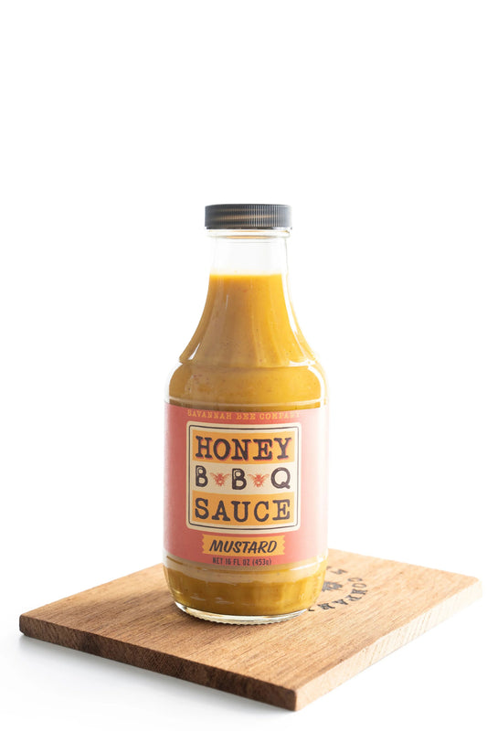 Savannah Bee Company - Honey BBQ Sauce - Mustard - 16 oz.