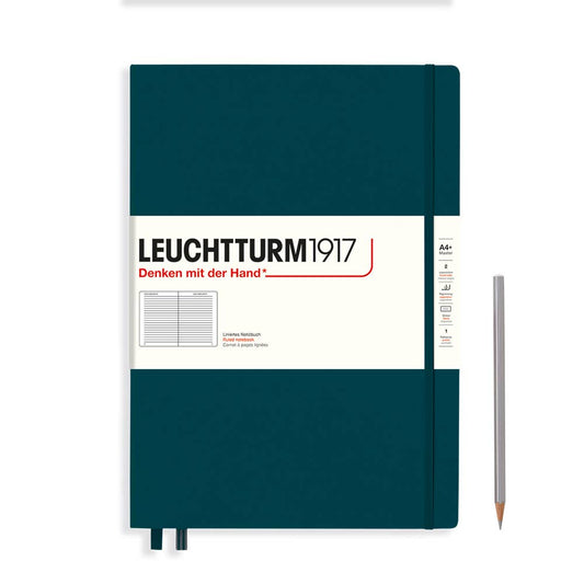 LEUCHTTURM1917 - Notebooks - Master Classic (A4+) - 235 Pages - Ruled, Pacific Green