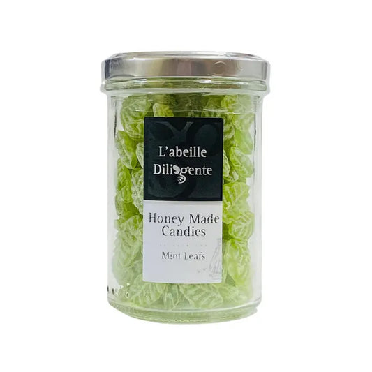 L'Abeille Diligente - French Mint Leaf Honey Candies - 150 g