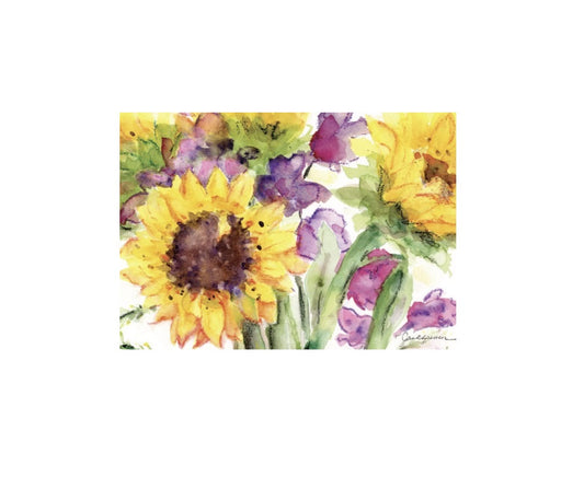 Jan Spencer - Watercolor Greeting Card - Dancing In The Sun II