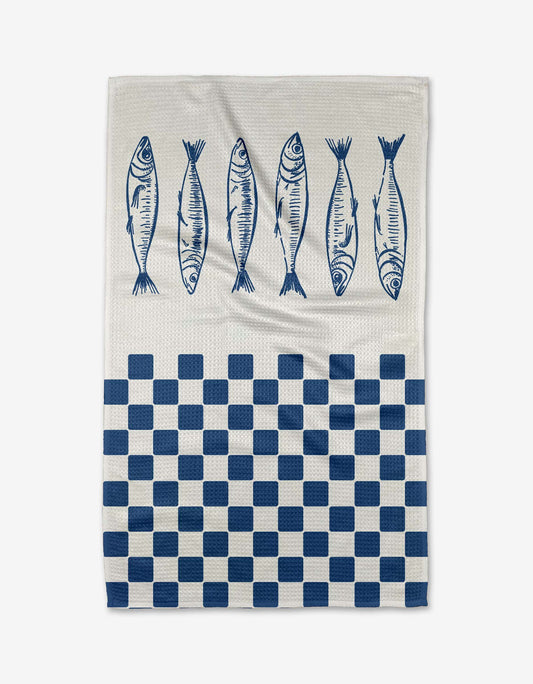 Geometry - Sardine Check Blue