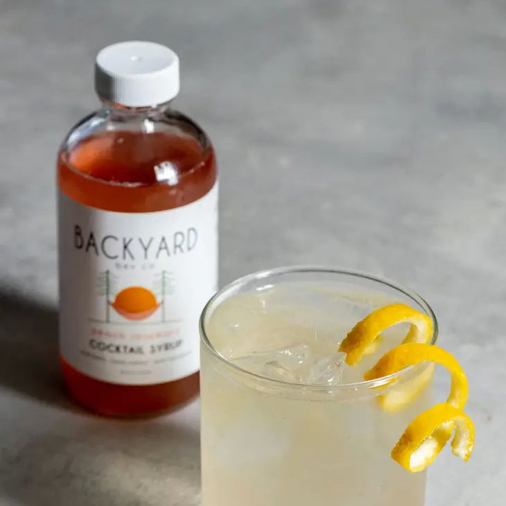 Backyard Bev Co. - Peach Rosemary Cocktail Syrup