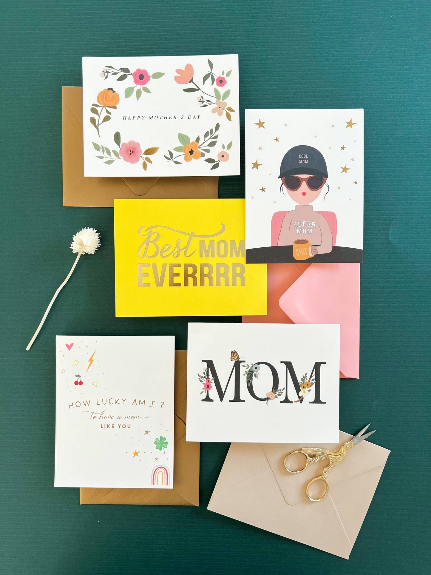 Ginger P. Designs - Mom - Floral Mother's Day Greeting Card