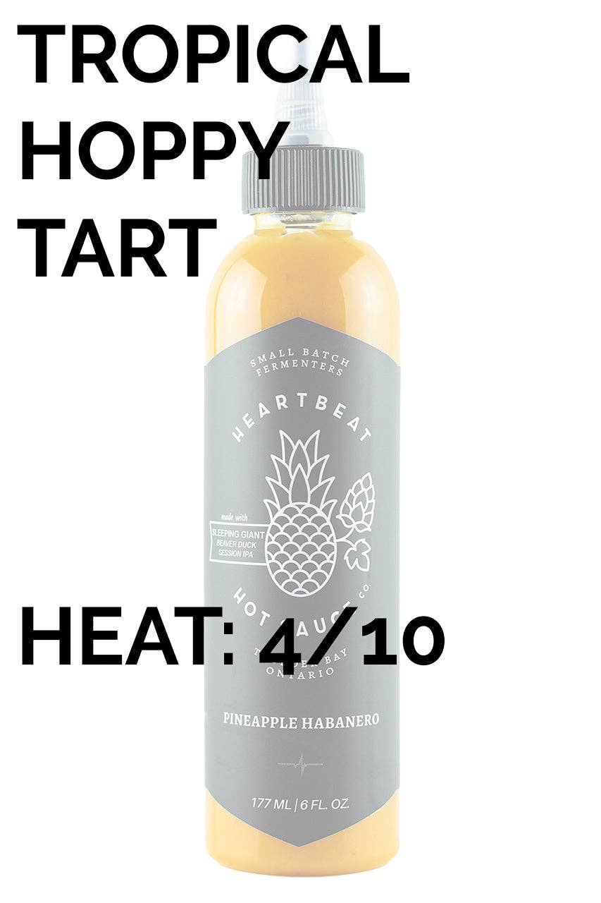 Heartbeat Hot Sauce - Pineapple Habanero Hot Sauce - 6 oz.