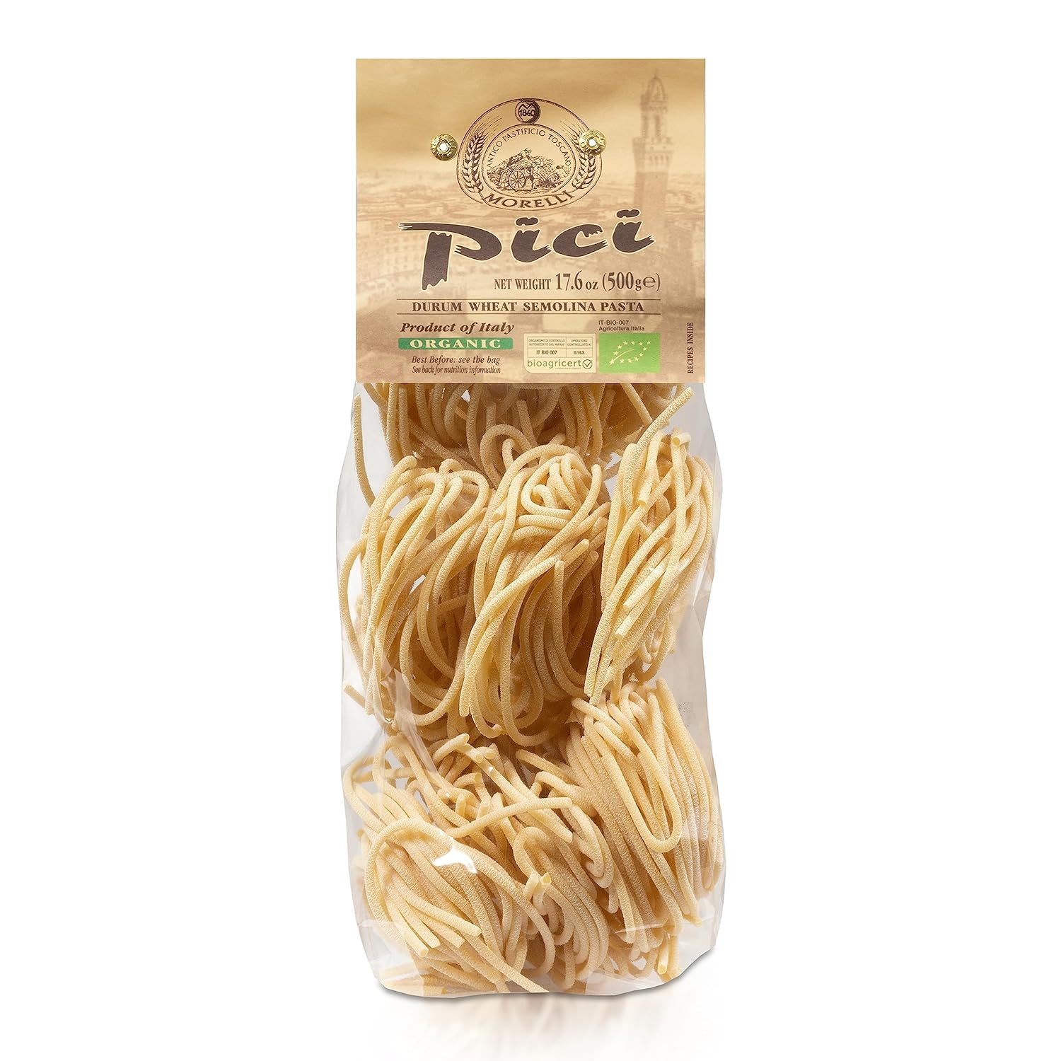 Morelli - Pici - Organic Pasta - 500 g