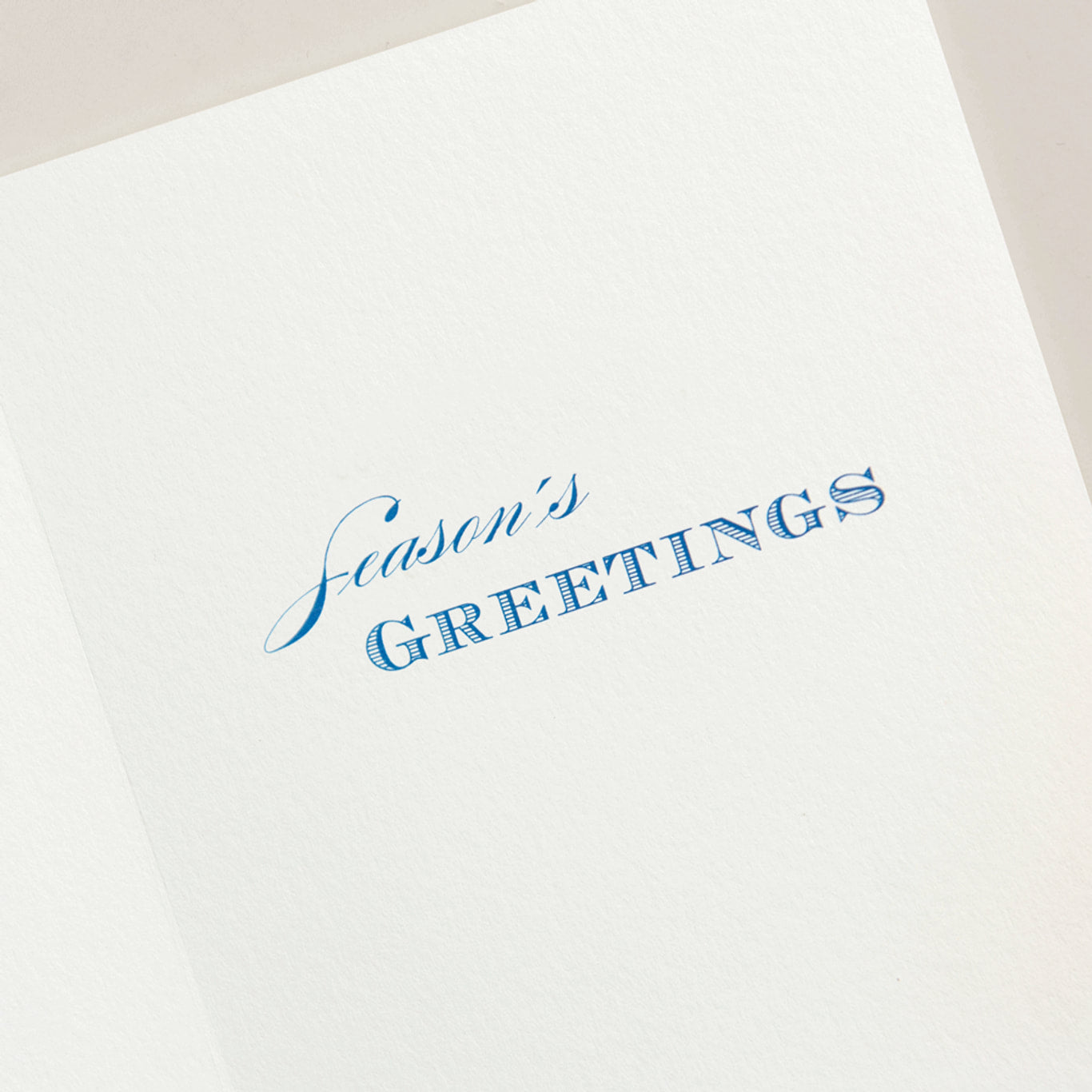 Crane - Silver Snowflake Holiday Greeting Card - 10 Notes / 10 Navy Lined Envelopes
