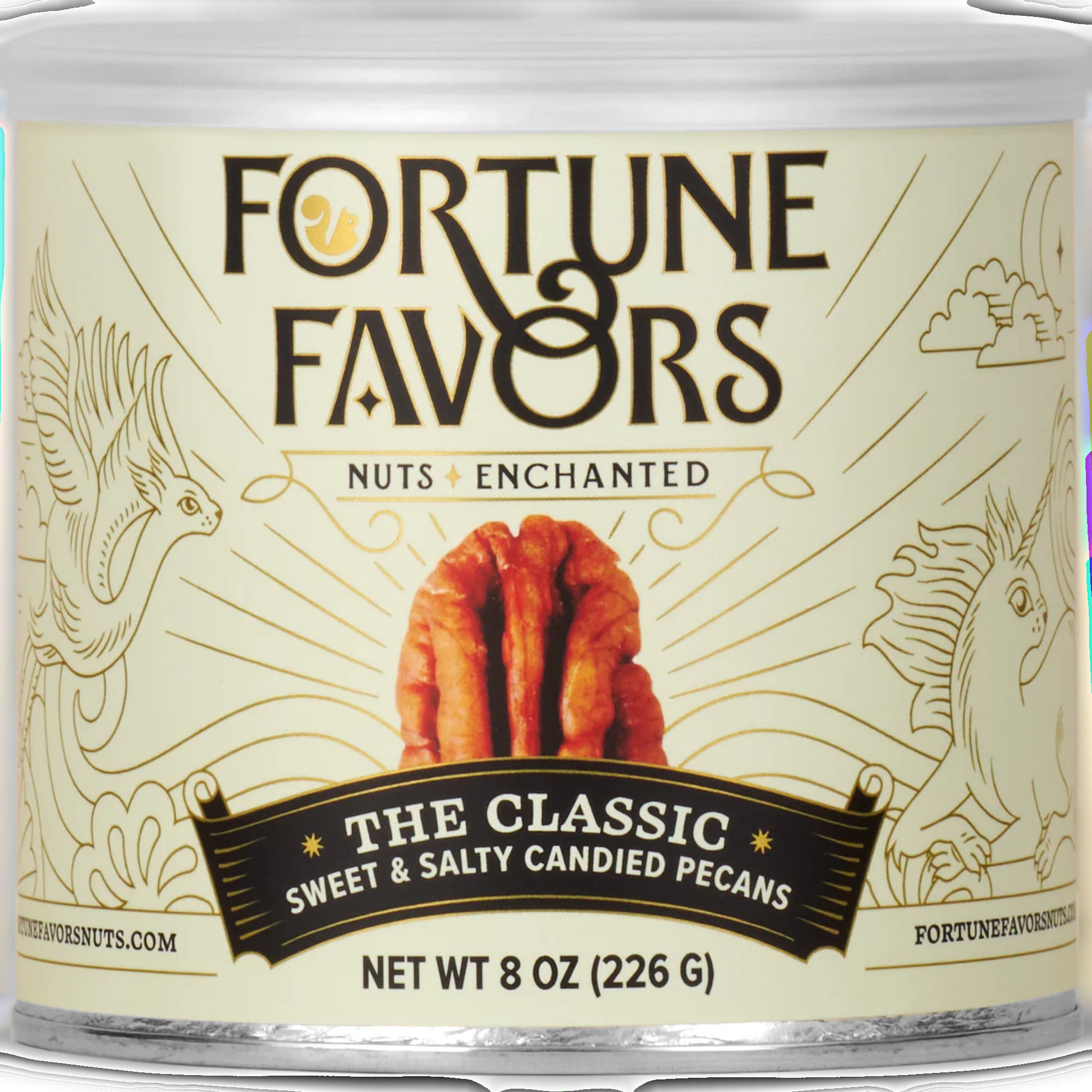 Fortune Favors - The Classic - Sweet & Salty Candied Pecans - 8 oz.