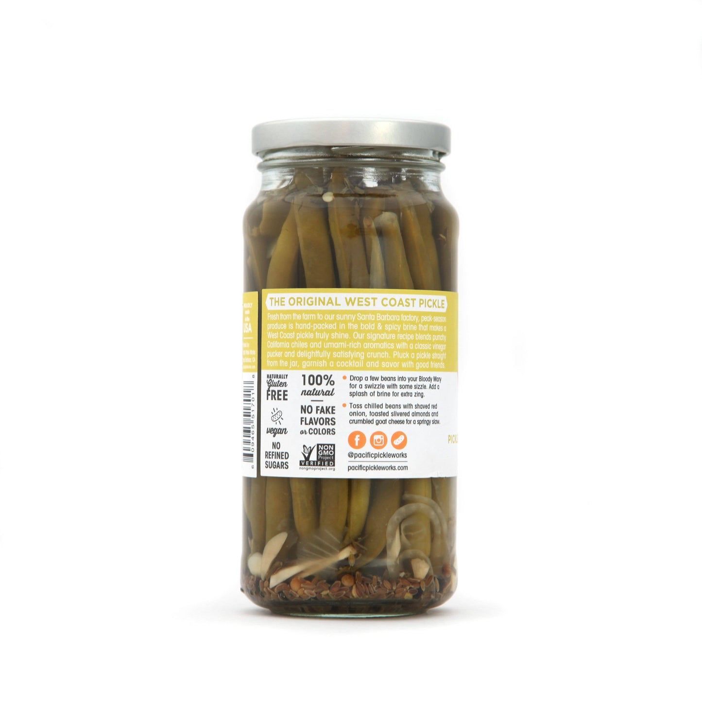 Pacific Pickle Works - Jalabeaños - Pickled Green Beans - 16 oz.