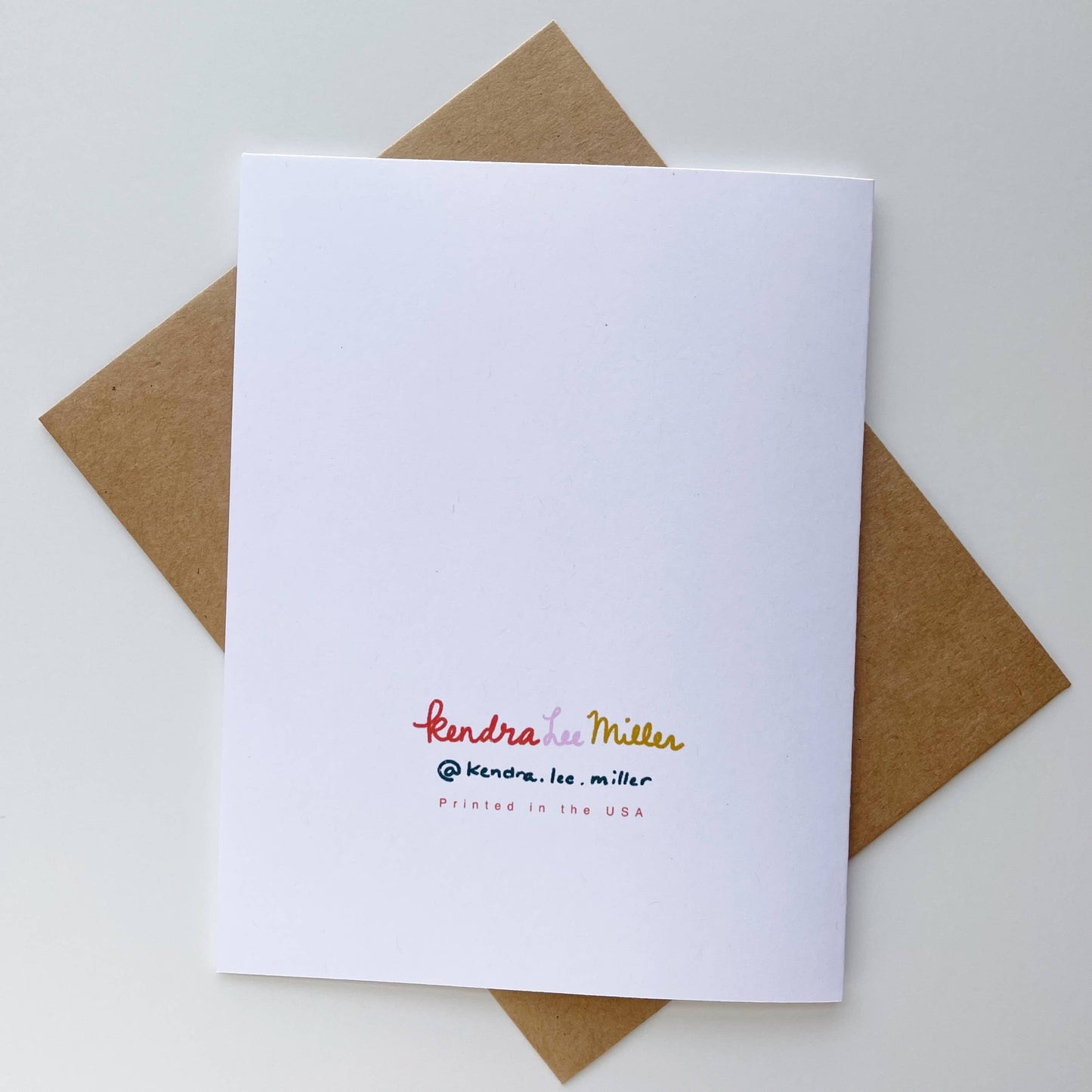 Kendra Lee Miller Art - 'I Believe in You UFO' Encouragement and Motivational Card