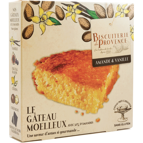 Biscuiterie De Provence - Almond & Vanilla Cake - 240 g