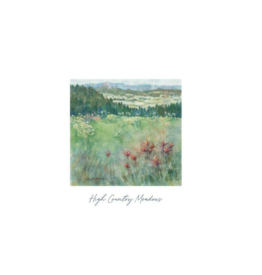 Jan Spencer - Watercolor Greeting Card - High Country Meadows