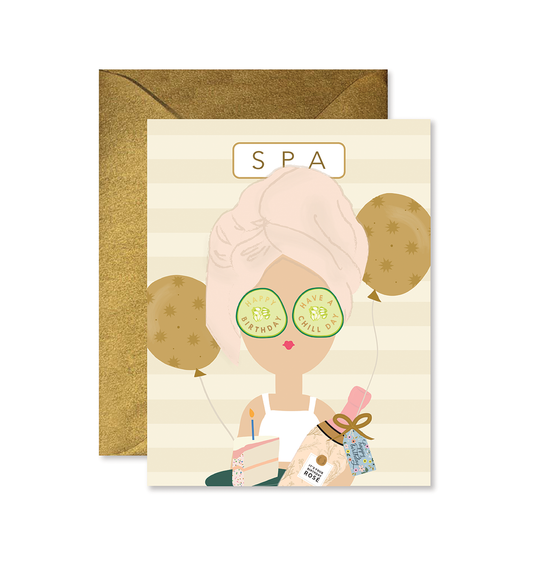 Ginger P. Designs - Chill Birthday - Greeting Card