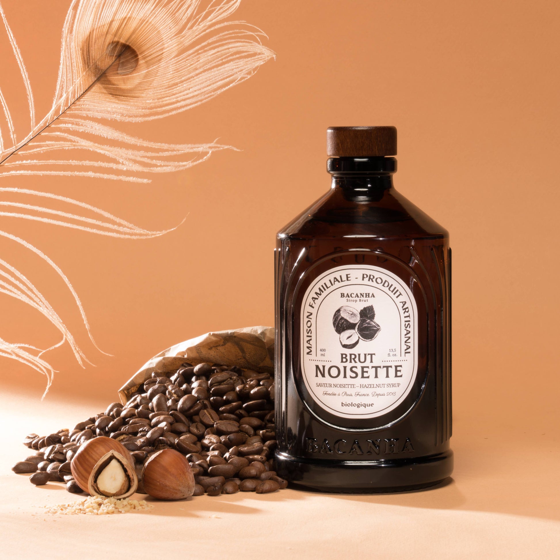 Bacanha - Hazelnut Syrup - 13.5 oz.