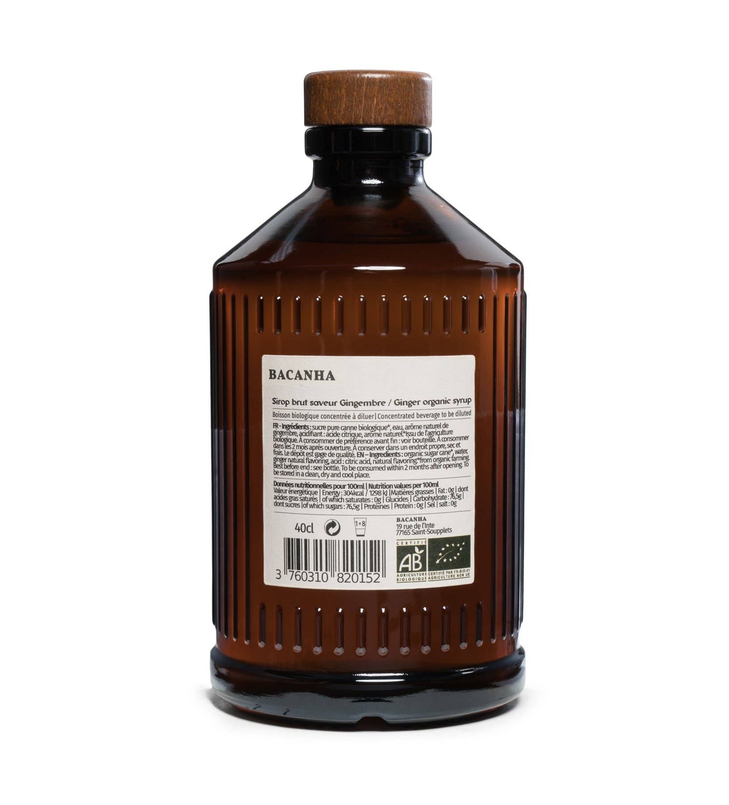 Bacanha - Ginger Syrup - 13.5 oz.