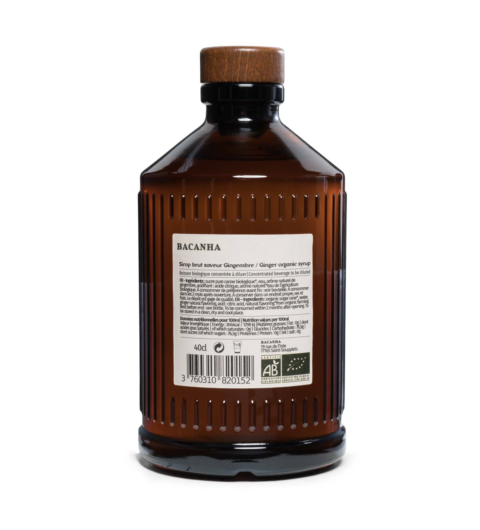 Bacanha - Ginger Syrup - 13.5 oz.