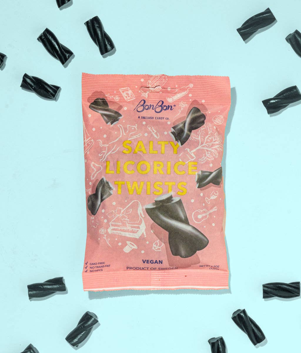 BonBon - Salty Licorice Twists - 4.2 oz. (120 g)