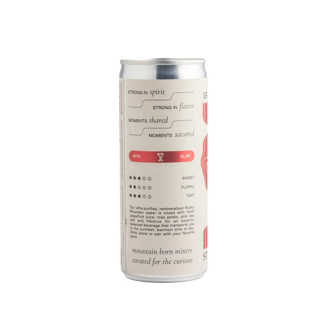 Strongwater - Grapefruit Soda - 4 pack - 250 mL each