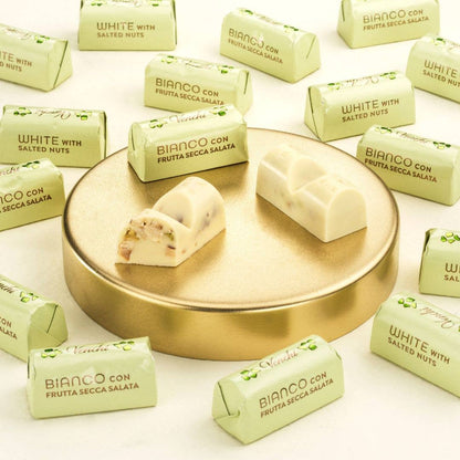 Venchi - Salted Mixed Nuts & White Chocolate Ingots
