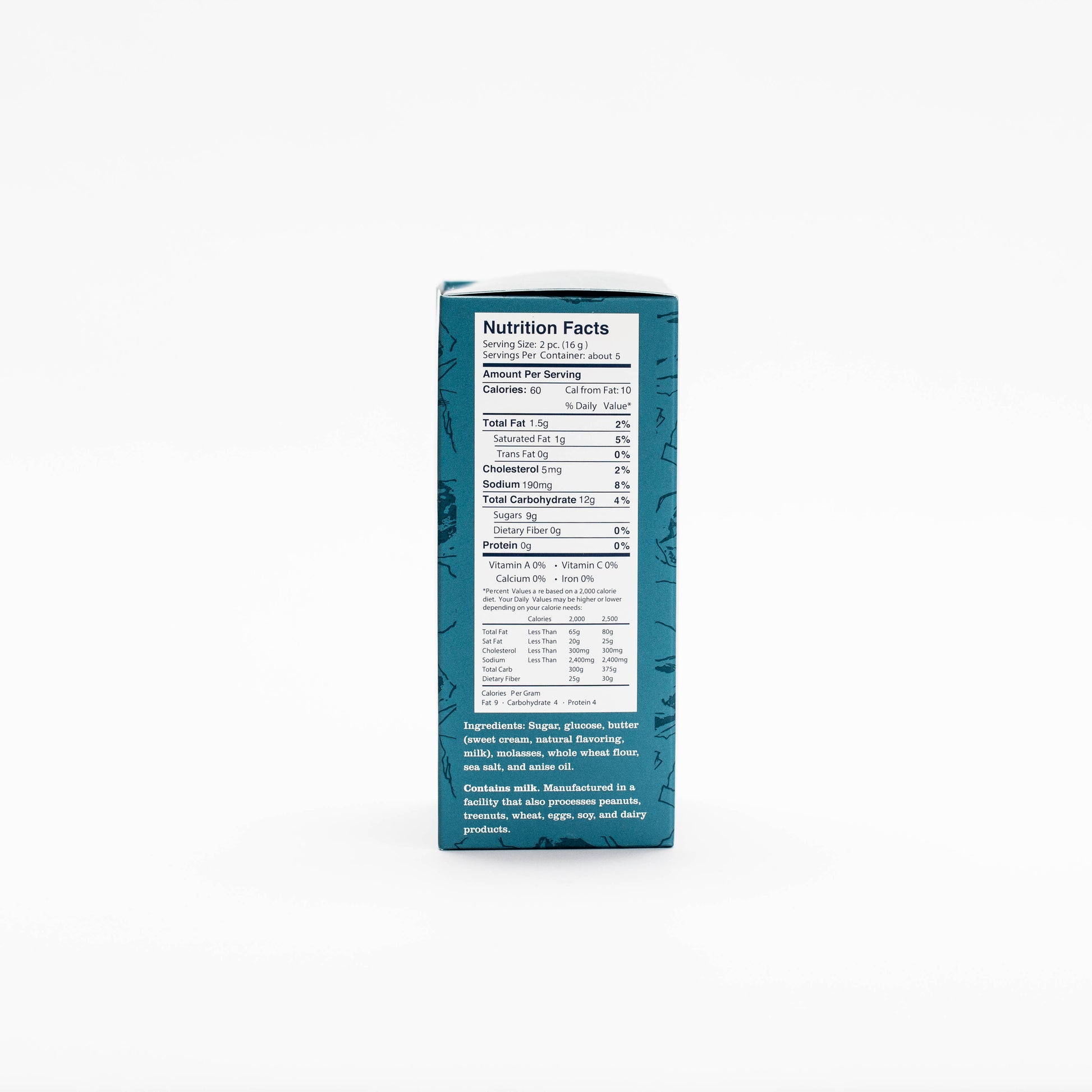Jacobsen Salt Co. - Salty Natural Licorice - Pure Sea Salt Licorice Candy
