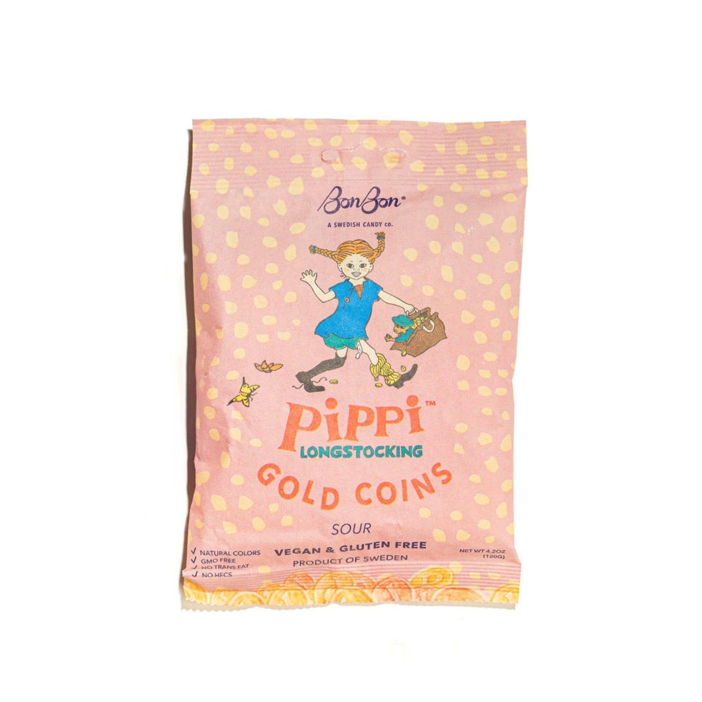 BonBon - Pippi Longstocking Gold Coins - 4.2 oz. (120 g)