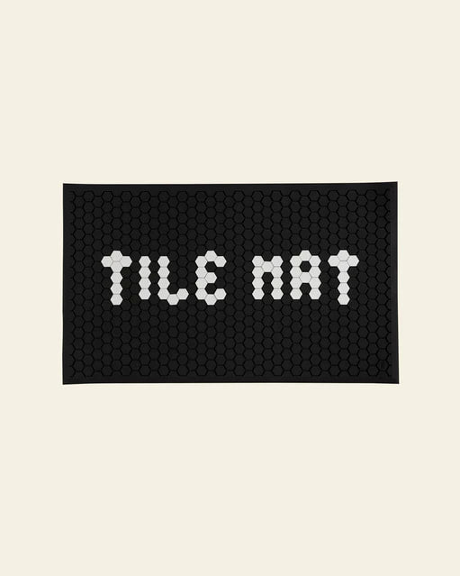 Letterfolk - Tile Mat - Black Standard